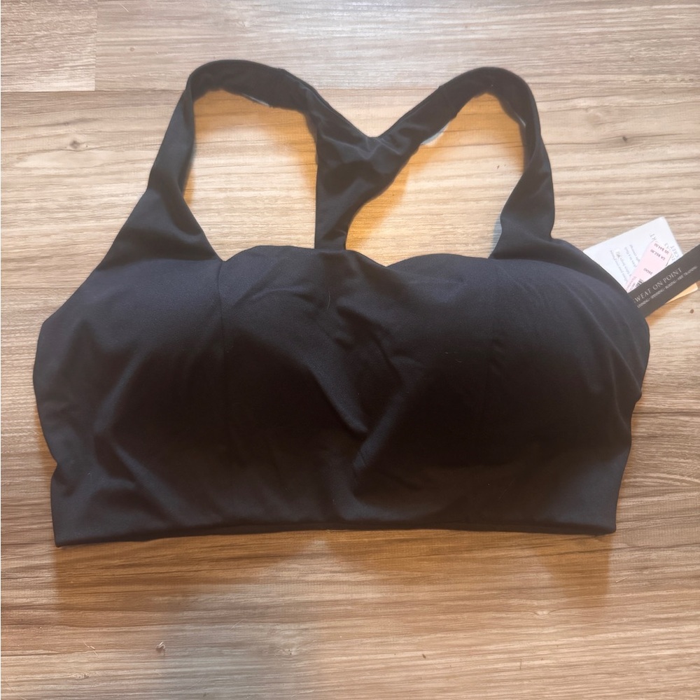 Victoria’s Secret Sweat on Point Sports Bra Black 38DD New